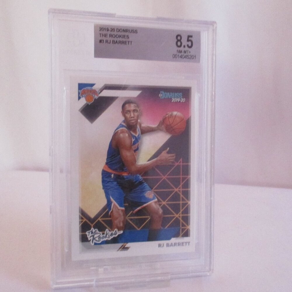 2019-20 DONRUSS THE ROOKIES #3 RJ BARRETT 8.5 NM-MT+